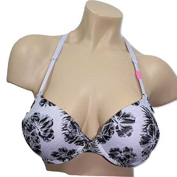 PINK Victoria's Secret Other - Victoria's Secret Pink Lace Racerback Push Up Bra
